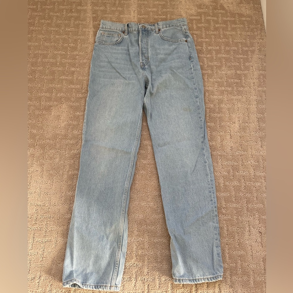 Reformation Cynthia High Rise Straight Jeans